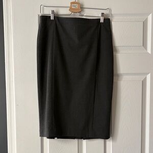 Ann Taylor Dark Gray Pencil Skirt